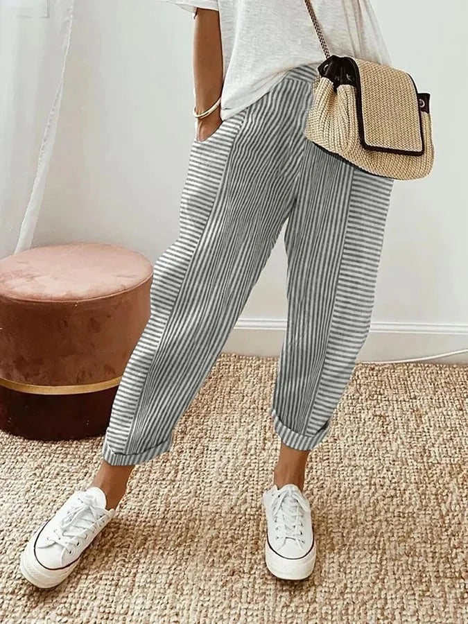 Keira | Striped Pants