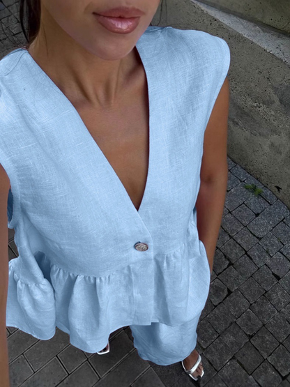 Sienna | Cotton Linen Two-Piece Set