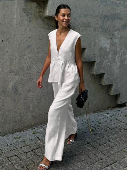 Sienna | Cotton Linen Two-Piece Set