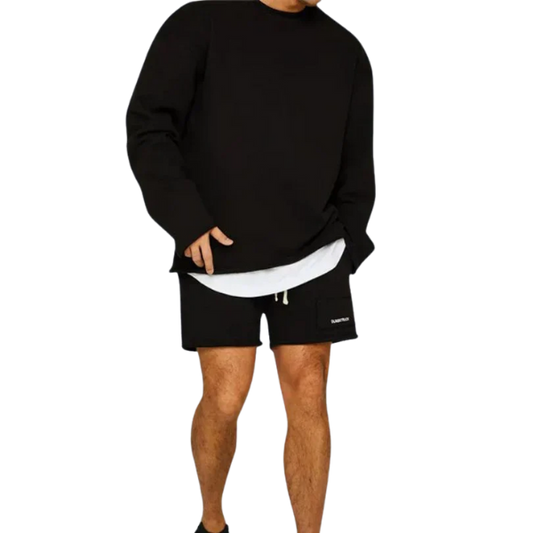 James | Long-Sleeved Shirt and Shorts Set