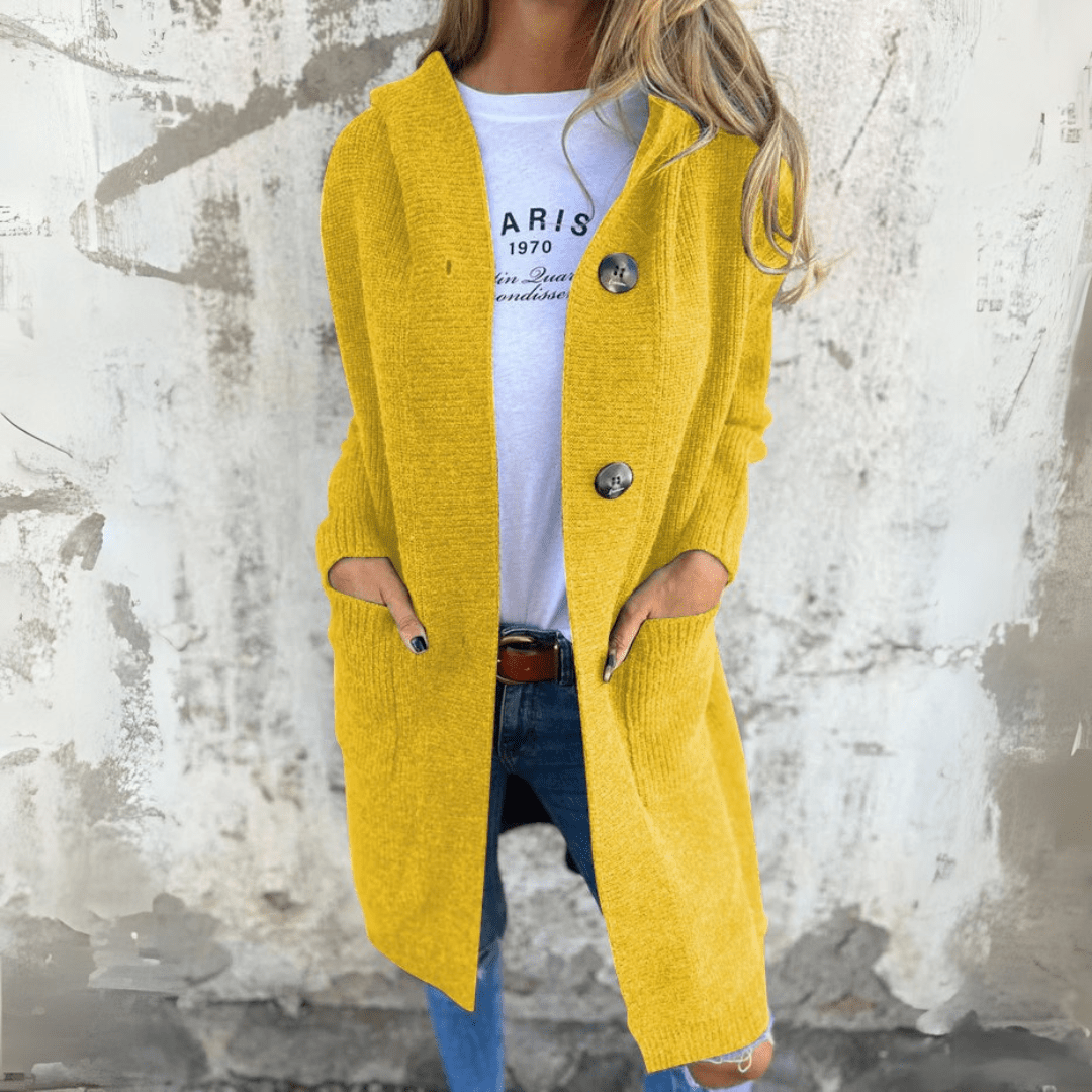 Mia | Elegant long ladies cardigan