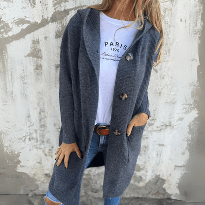 Mia | Elegant long ladies cardigan