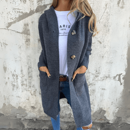 Mia | Elegant long ladies cardigan