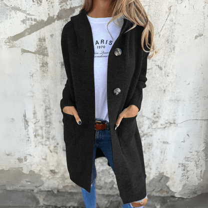 Mia | Elegant long ladies cardigan