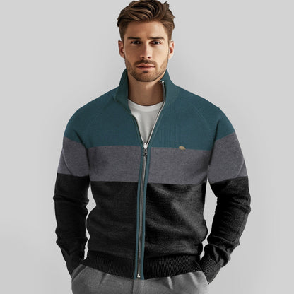 Kaden | Full Zip Knit Sweater Cardigan