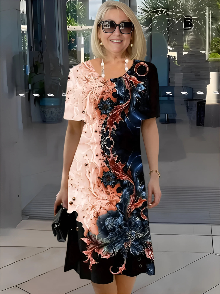 Iselda – Relaxed Floral Midi Dress