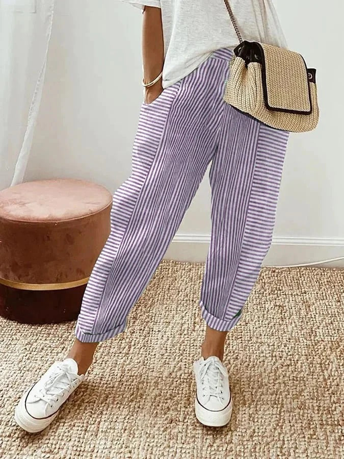 Keira | Striped Pants