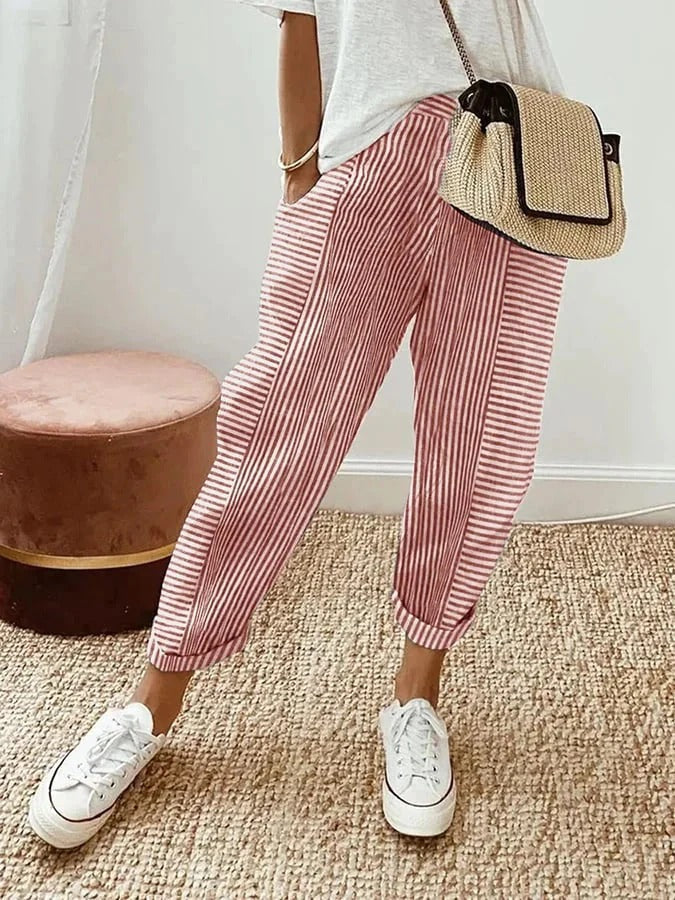 Keira | Striped Pants