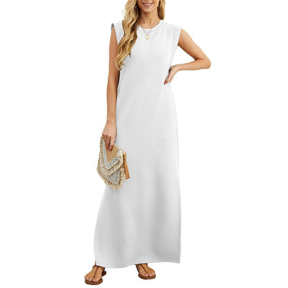Hester | Long Fluid Wrinkle-Free Dress