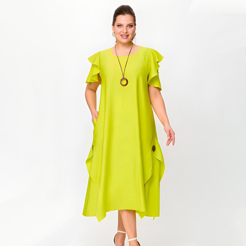 Casey | Relaxed Fit Dress with Flirty Sleeves